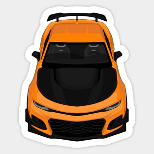 camaro zl1 1le orange Sticker